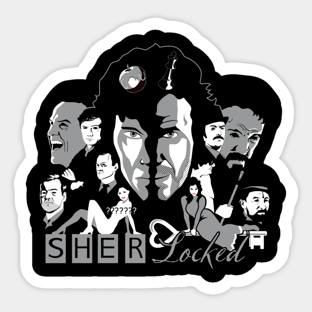 SHERLOCKED Sticker by Everdream